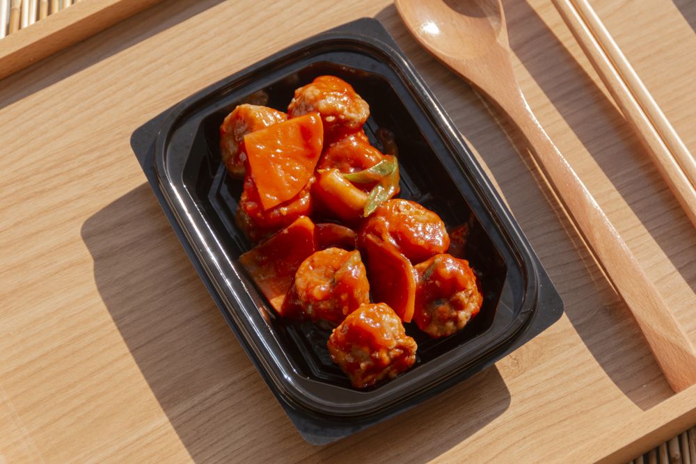 케찹 미트볼볶음